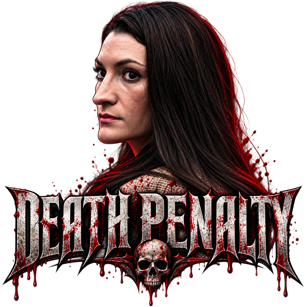 An anti-Lindsay Clancy design that says "DEATH PENALTY" 