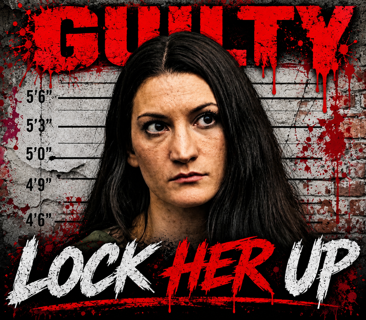 Lindsay Clancy is GUITY, LOCK HER UP Shirt - Anti-Lindsay Clancy T-Shirt